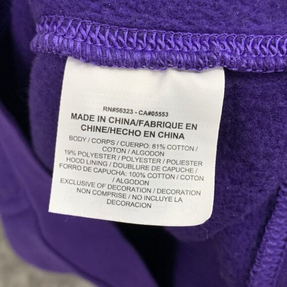 Nike Hoodie Mens M Phoenix Suns NBA Team Logo Club Pullover Purple Basketball - Picture 6 of 9